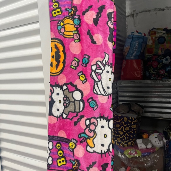 Hello Kitty Pink Halloween Dracula Candy Burlington Throw